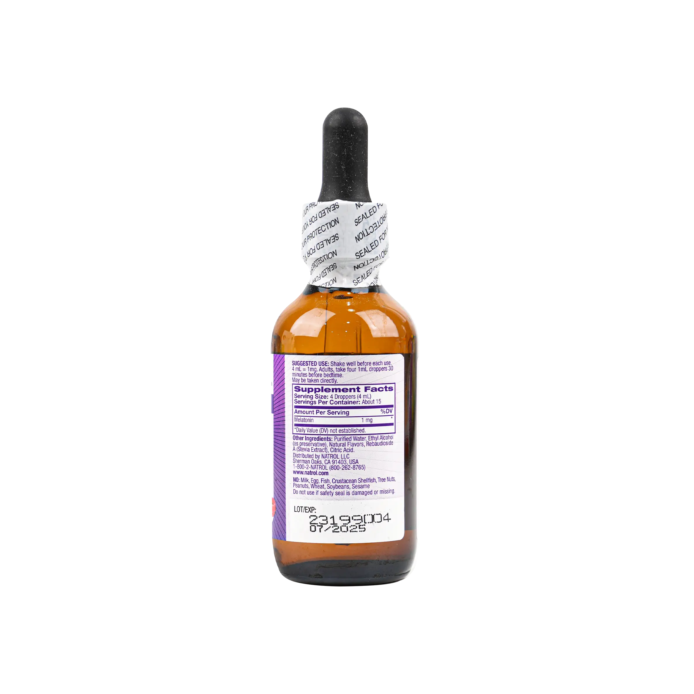 Natrol Sleep Liquid Melatonin 1mg 60ml