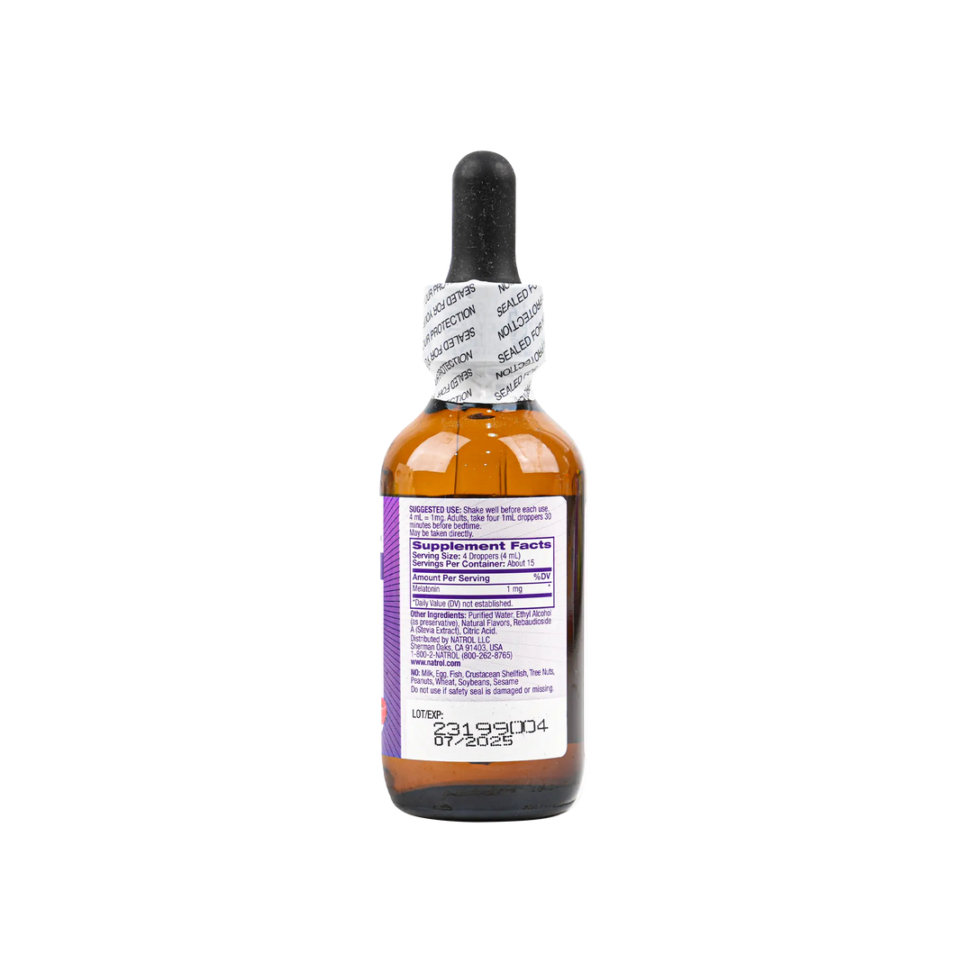 52812-Natrol Sleep Liquid Melatonin 1mg 60ml +1