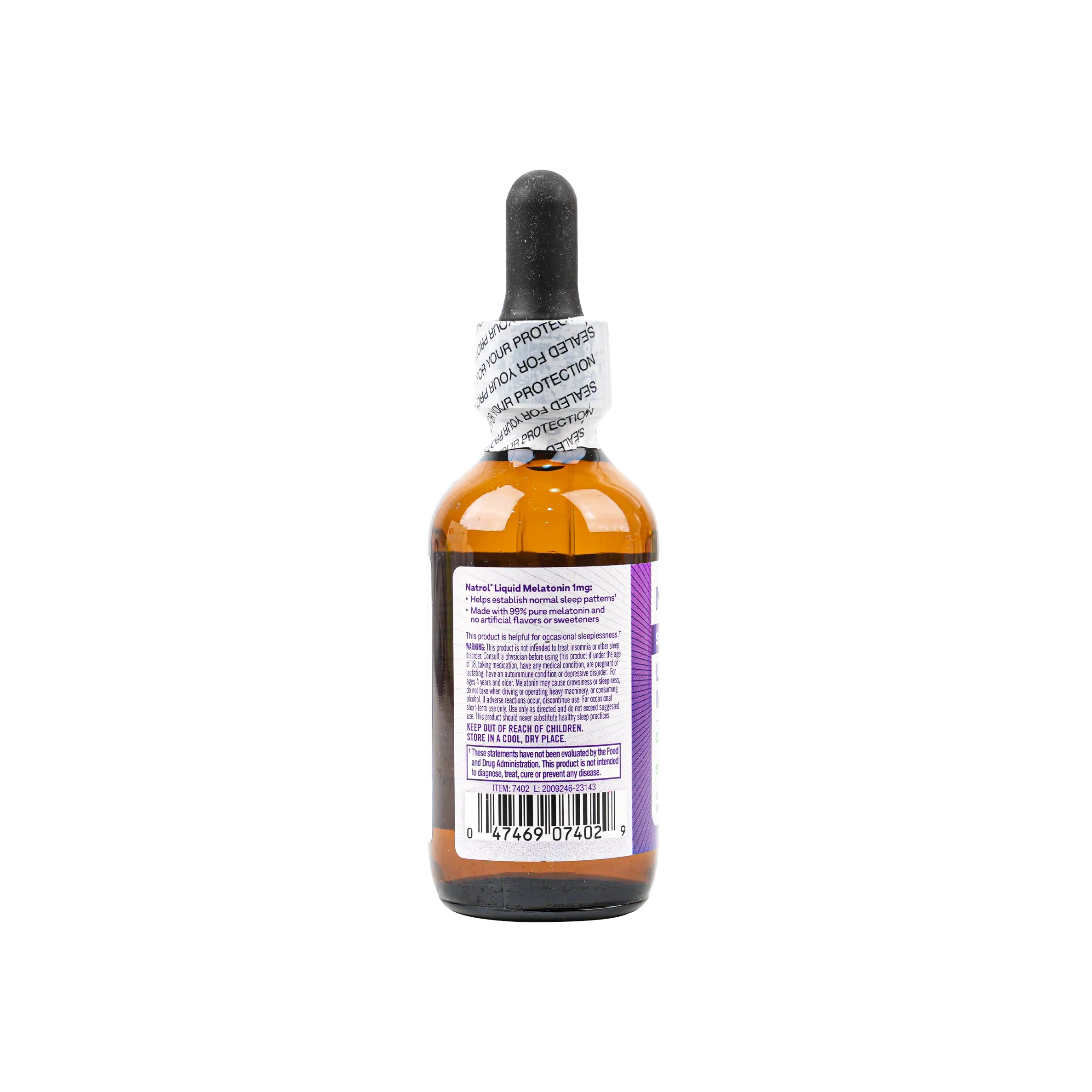 Natrol Sleep Liquid Melatonin 1mg 60ml