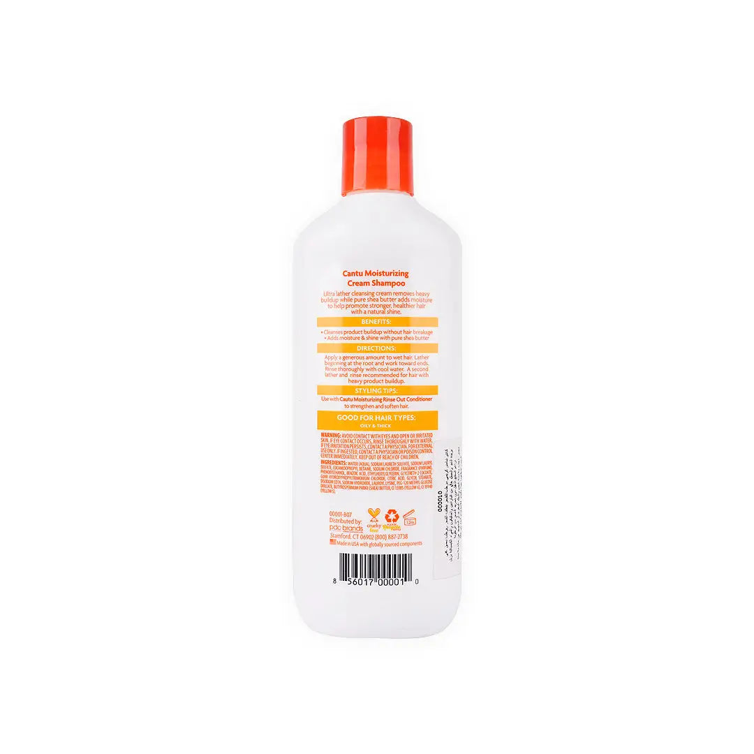 52817-Cantu Moisturizing Cream Shampoo 400ml +1