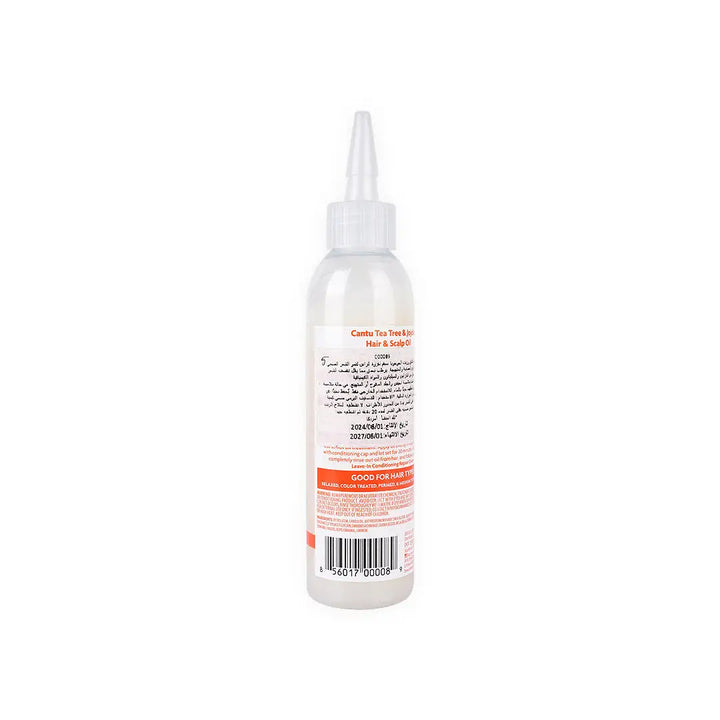 52819-Cantu Tea Tree &amp; Jojoba Hair &amp; Scalp Oil 180ml +2