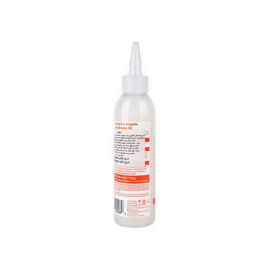 52819-Cantu Tea Tree &amp; Jojoba Hair &amp; Scalp Oil 180ml +1