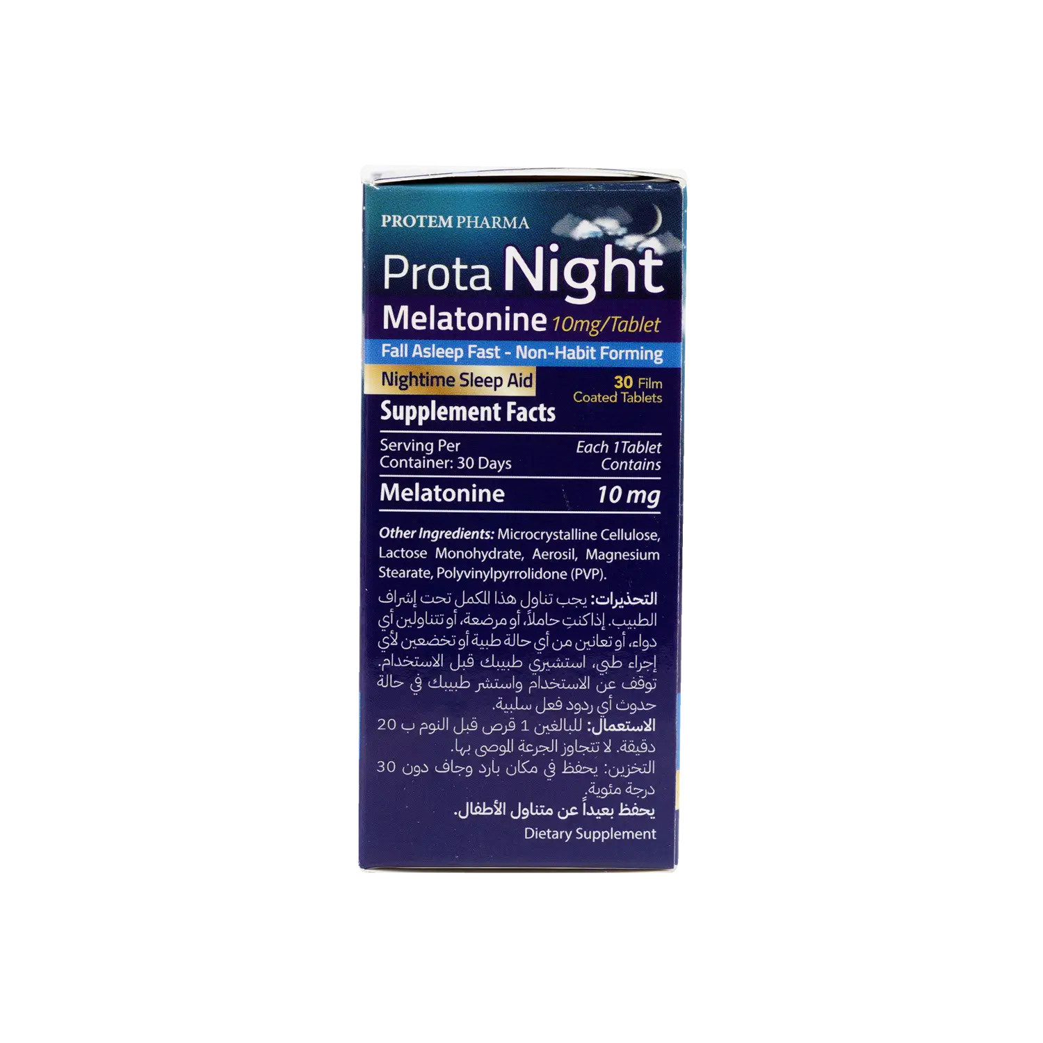 Protem Pharma Prota Night Melatonine 10mg 30 Tablets