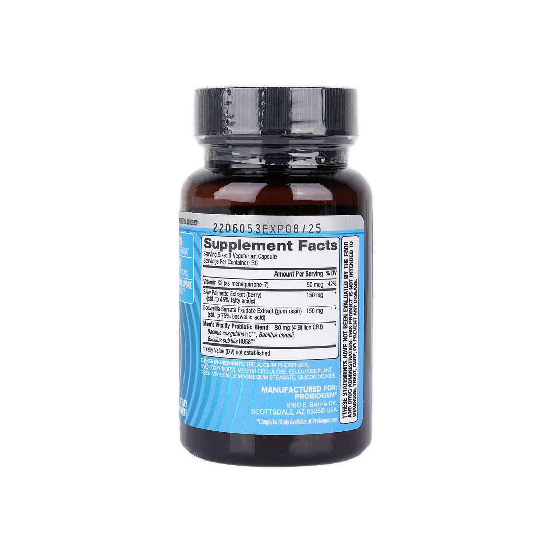 Probiogen Mens Vitality Spore Probiotic 30 Veg Cap