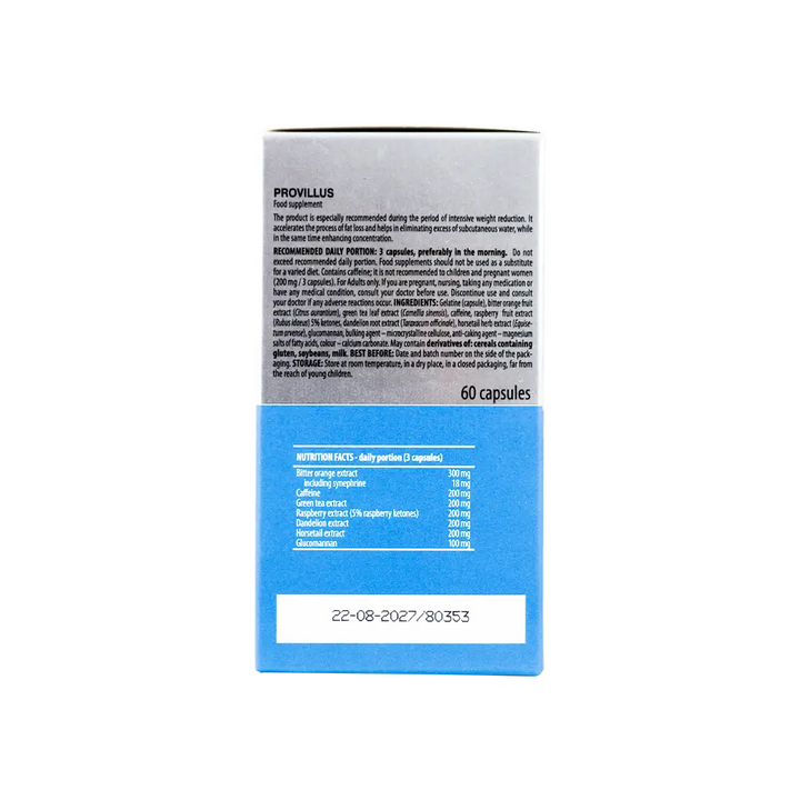 52837-Fit 4 Life Provillus Hydro Off 60 Capsules +7