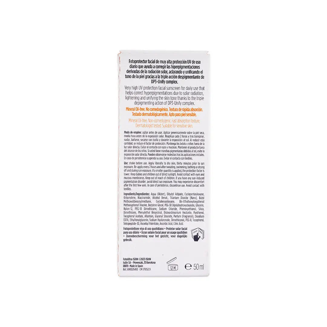 Isdin Foto Ultra 100 Active Unify Fusion Fluid Spf 50+ 50ml