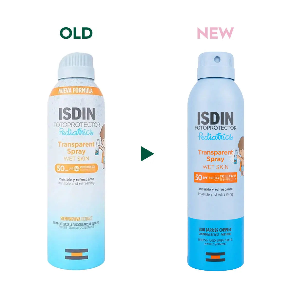 52845-ISDIN Fotoprotector Pediatrics Transparent Spray SPF50 250ml +3