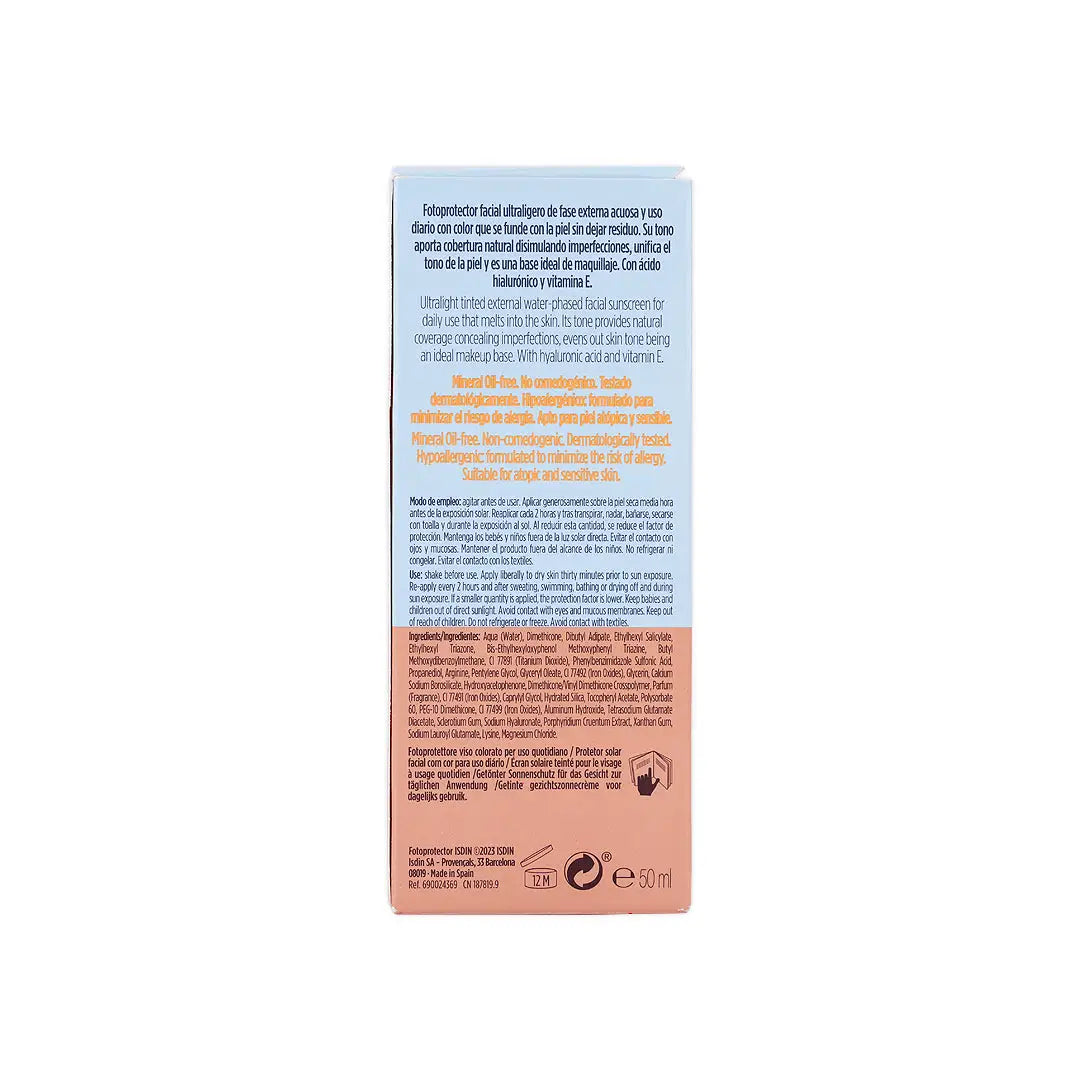 ISDIN Fotoprotector Fusion Water Color Medium SPF50 50ml
