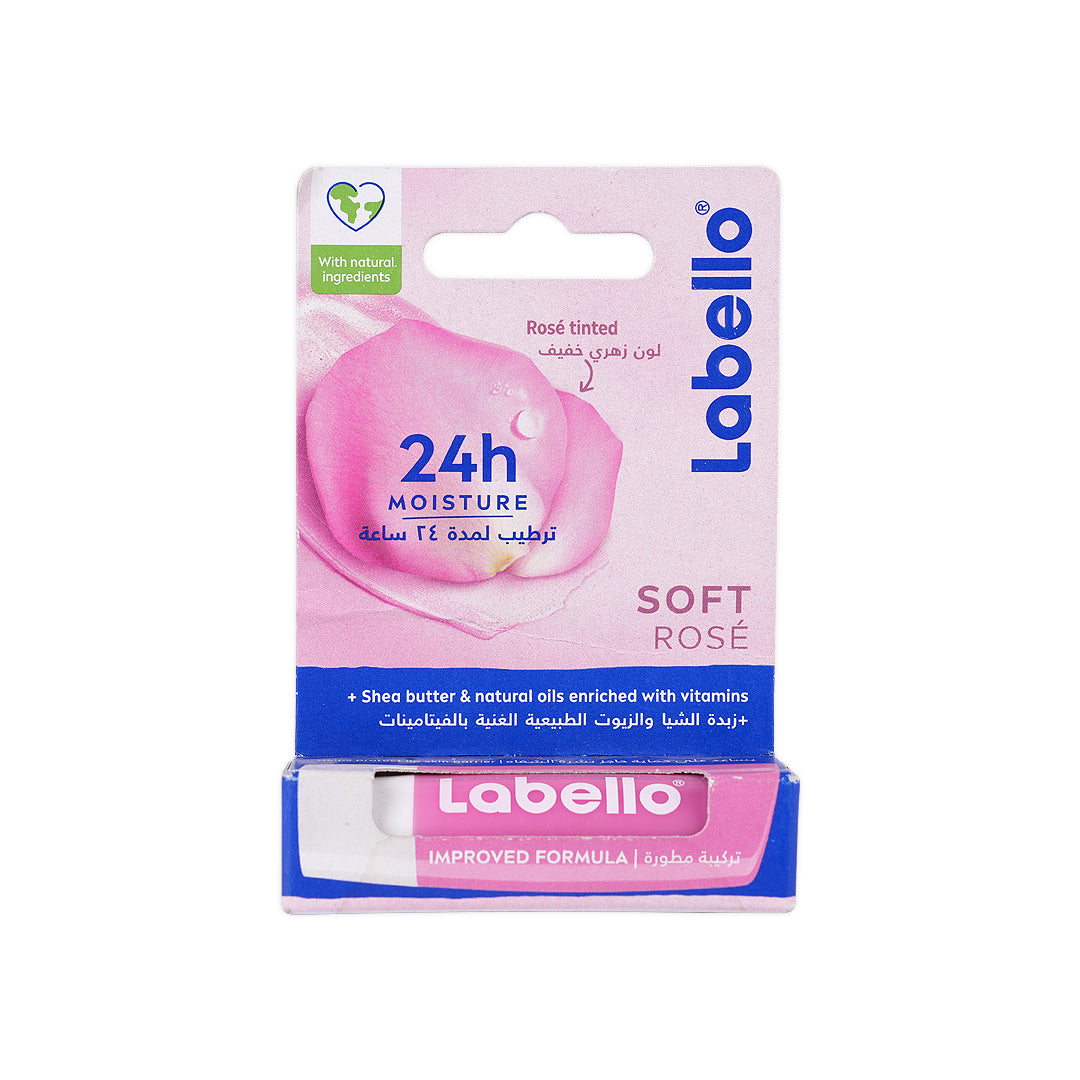 Labello 24h Moisture Lip Balm-Soft Rose