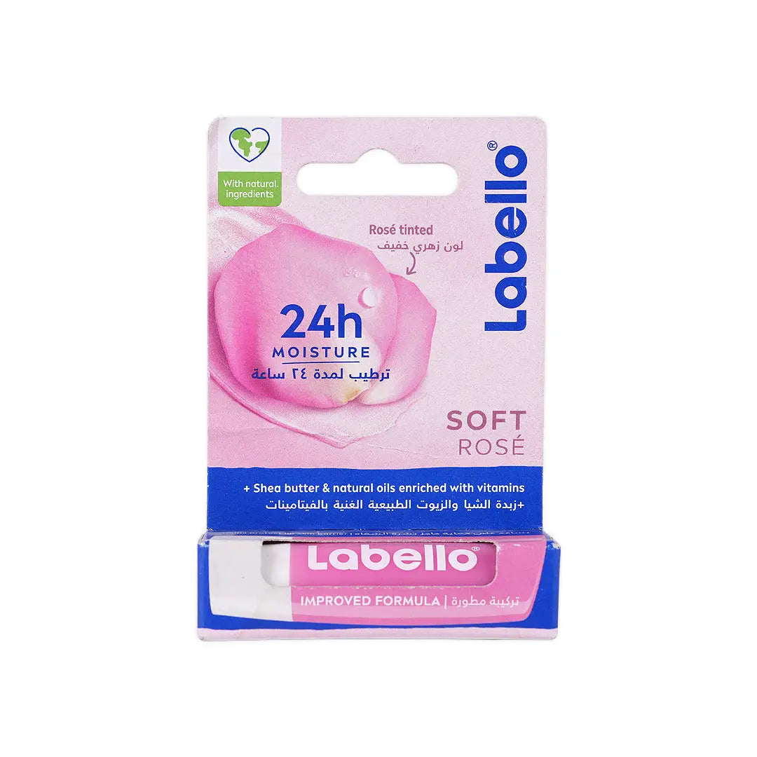 Labello 24h Moisture Lip Balm-Soft Rose