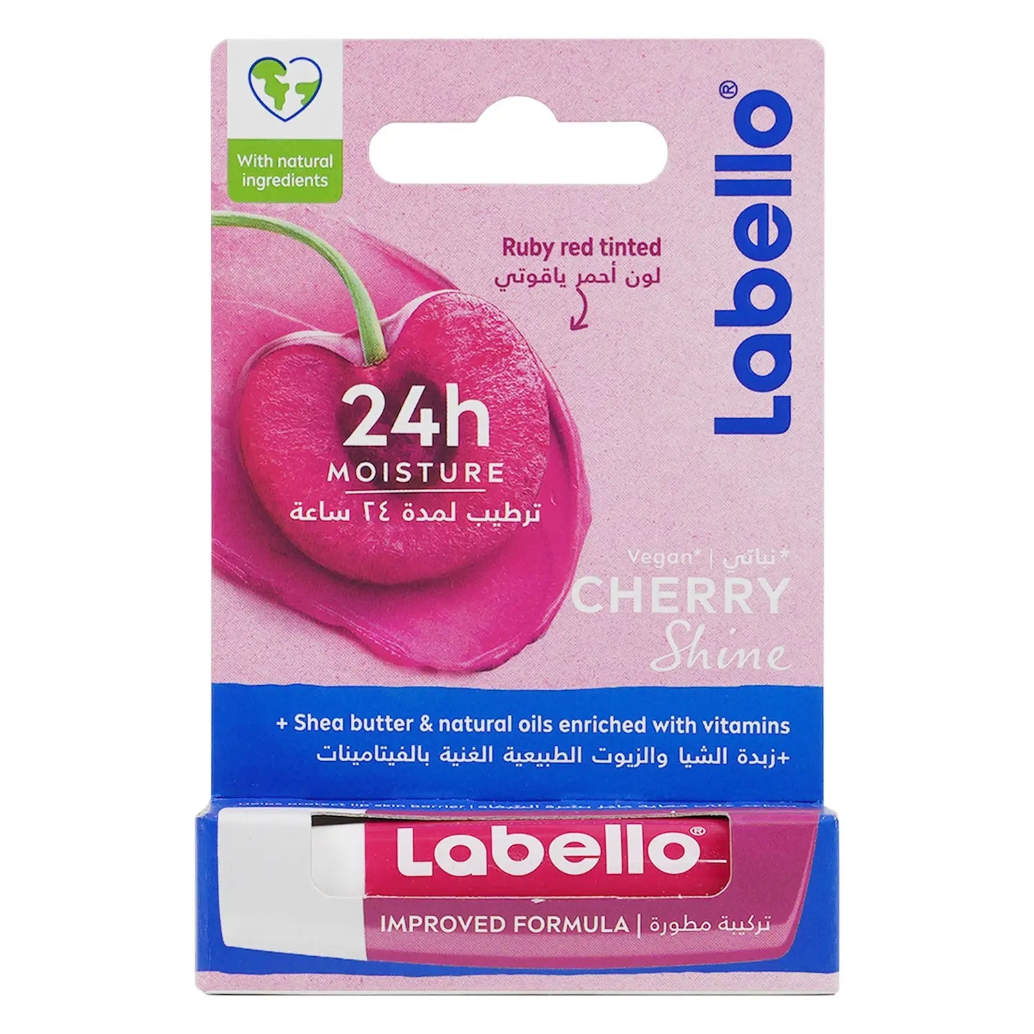 Labello 24h Moisture Lip Balm-Cherry Shine