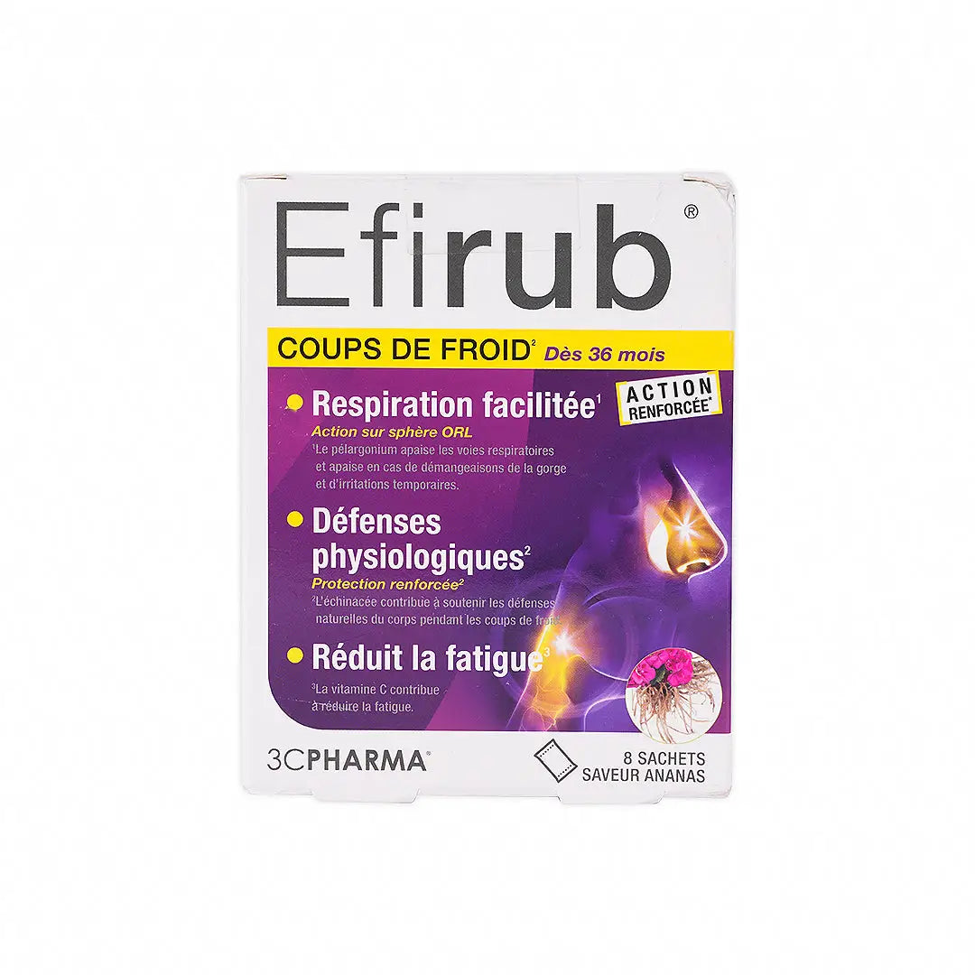 Efirub Chills 8 Packets - Pineapple Flavor