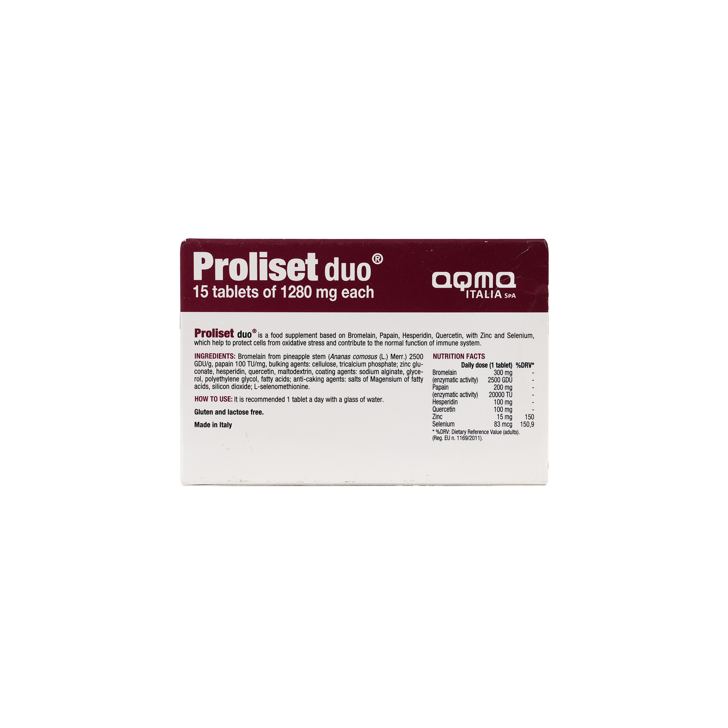 Proliset Duo 1280mg 15 Tablets