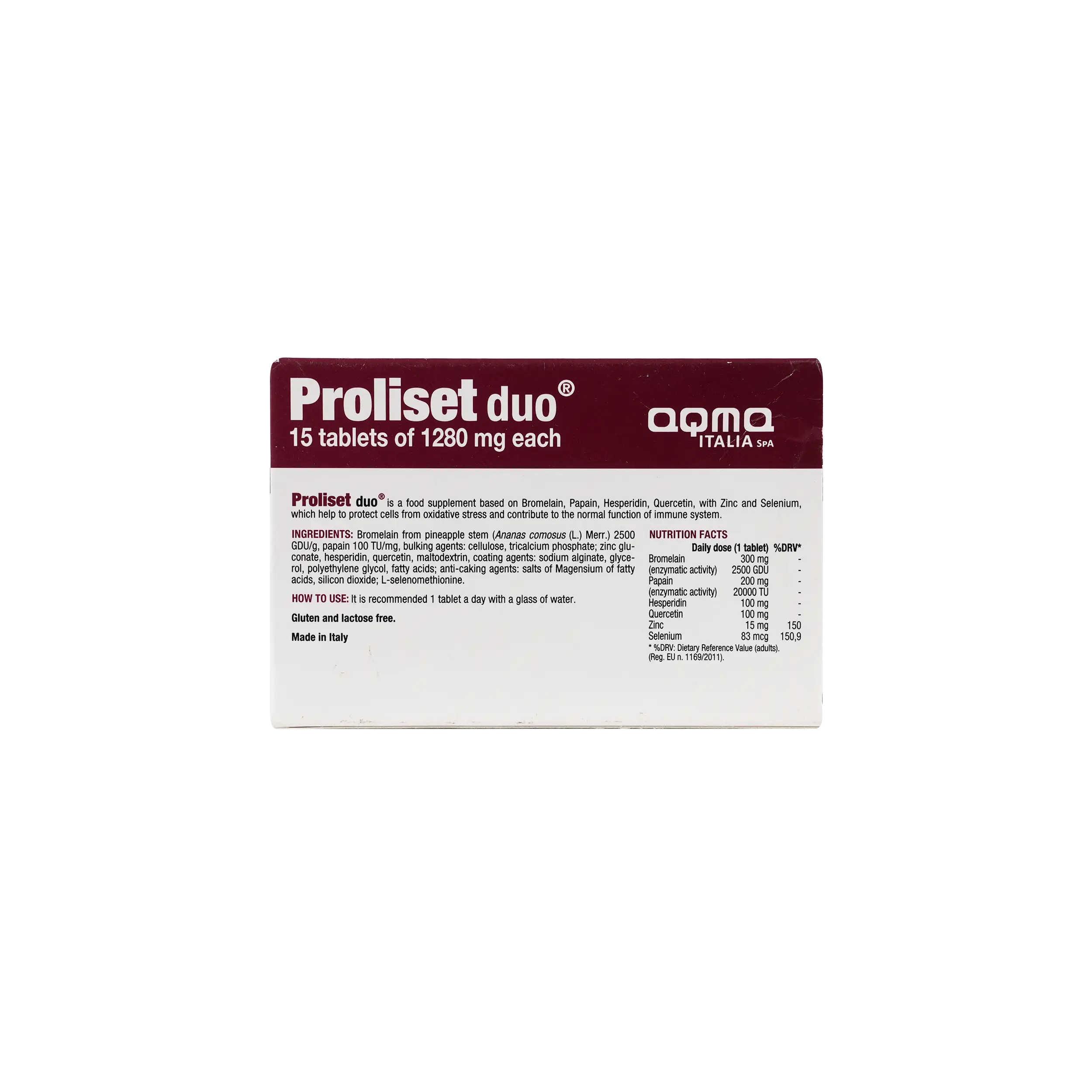 Proliset Duo 1280mg 15 Tablets