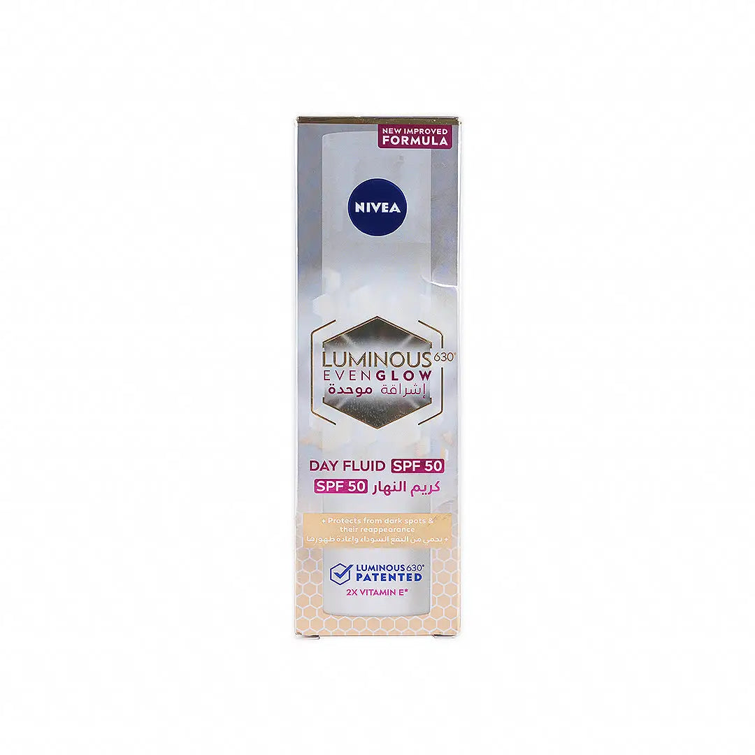 52867-Nivea Luminous Evenglow Day Fluid Spf50 40ml +2