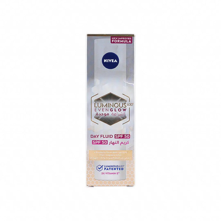 52867-Nivea Luminous Evenglow Day Fluid Spf50 40ml +2