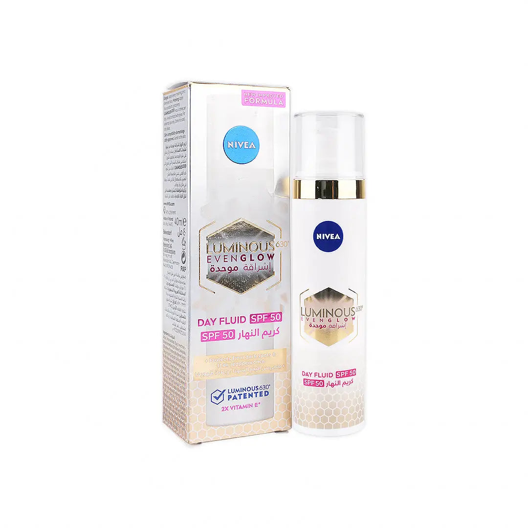 52867-Nivea Luminous Evenglow Day Fluid Spf50 40ml +1