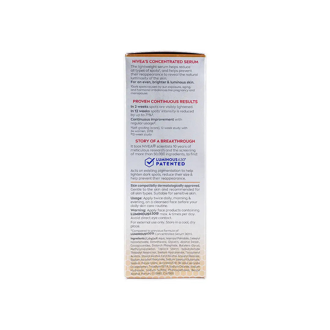 Nivea Luminous Evenglow Concentrated Serum 30ml