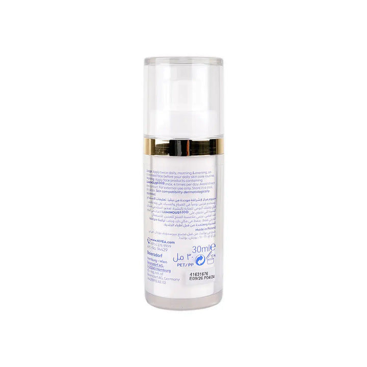52868-Nivea Luminous Evenglow Concentrated Serum 30ml +4