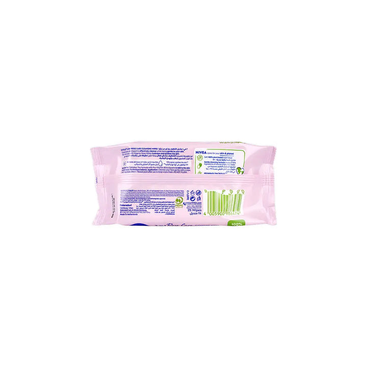 52871-Nivea Rose Care Micellar 25wipes +3