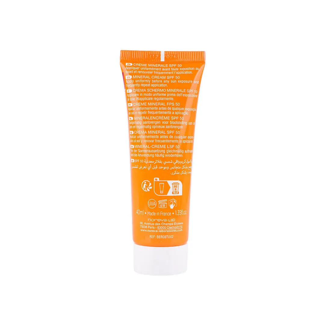 Noreva Bergasol Expert Mineral Cream Spf50+ 50ml
