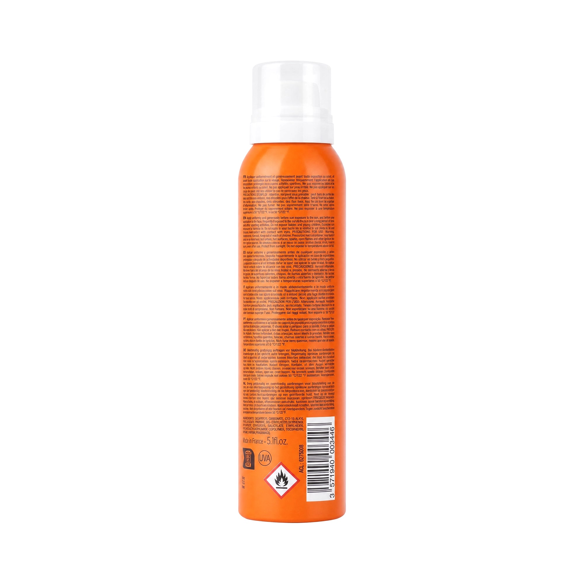52884-Noreva Bergasol Expert Sun Mist Invisible Finish SPF50+150ml +2