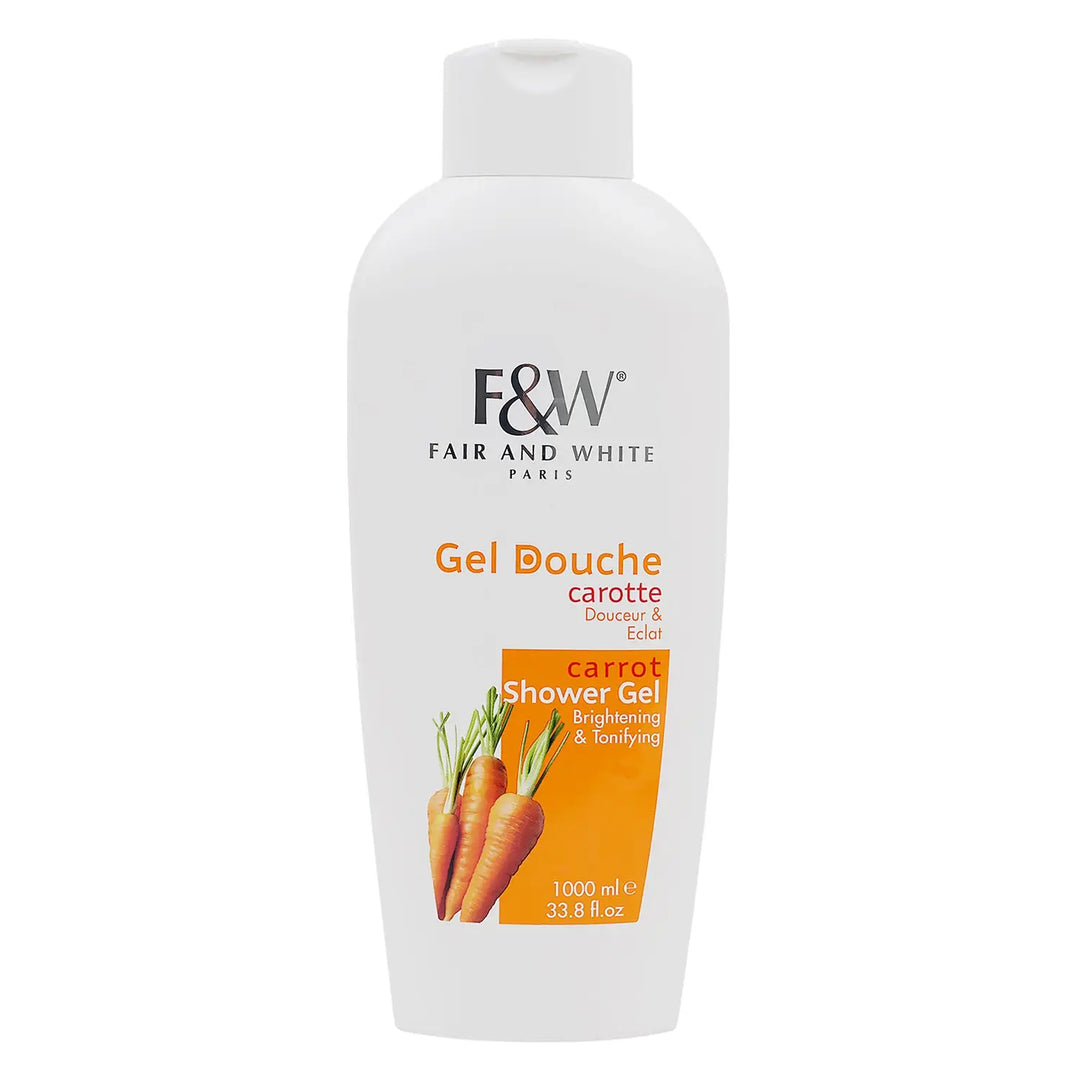 52887-Fair And White Carrot Shower Gel Brightening 1000ml +1