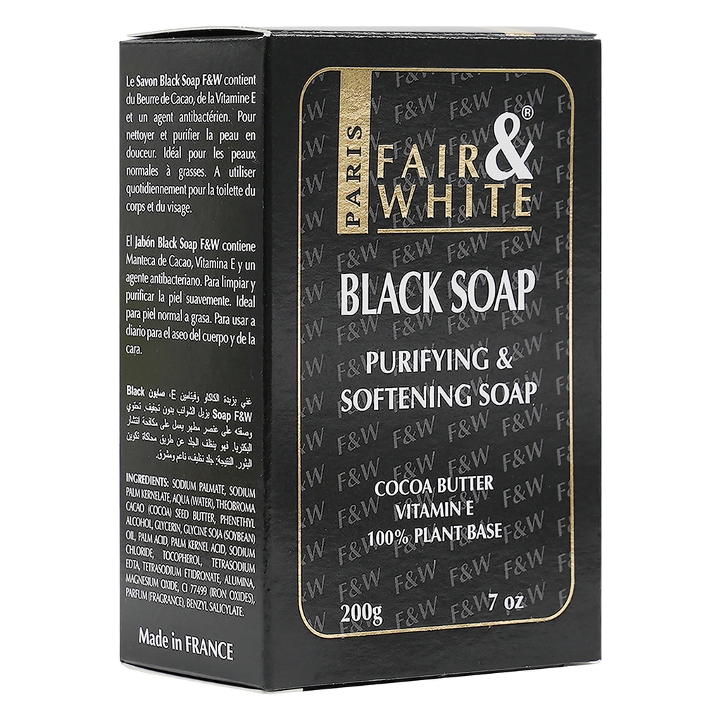 Fair And White Black Soap 200g