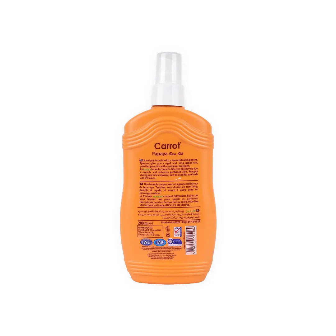 Carrot Sun Oil Papaya 200ml
