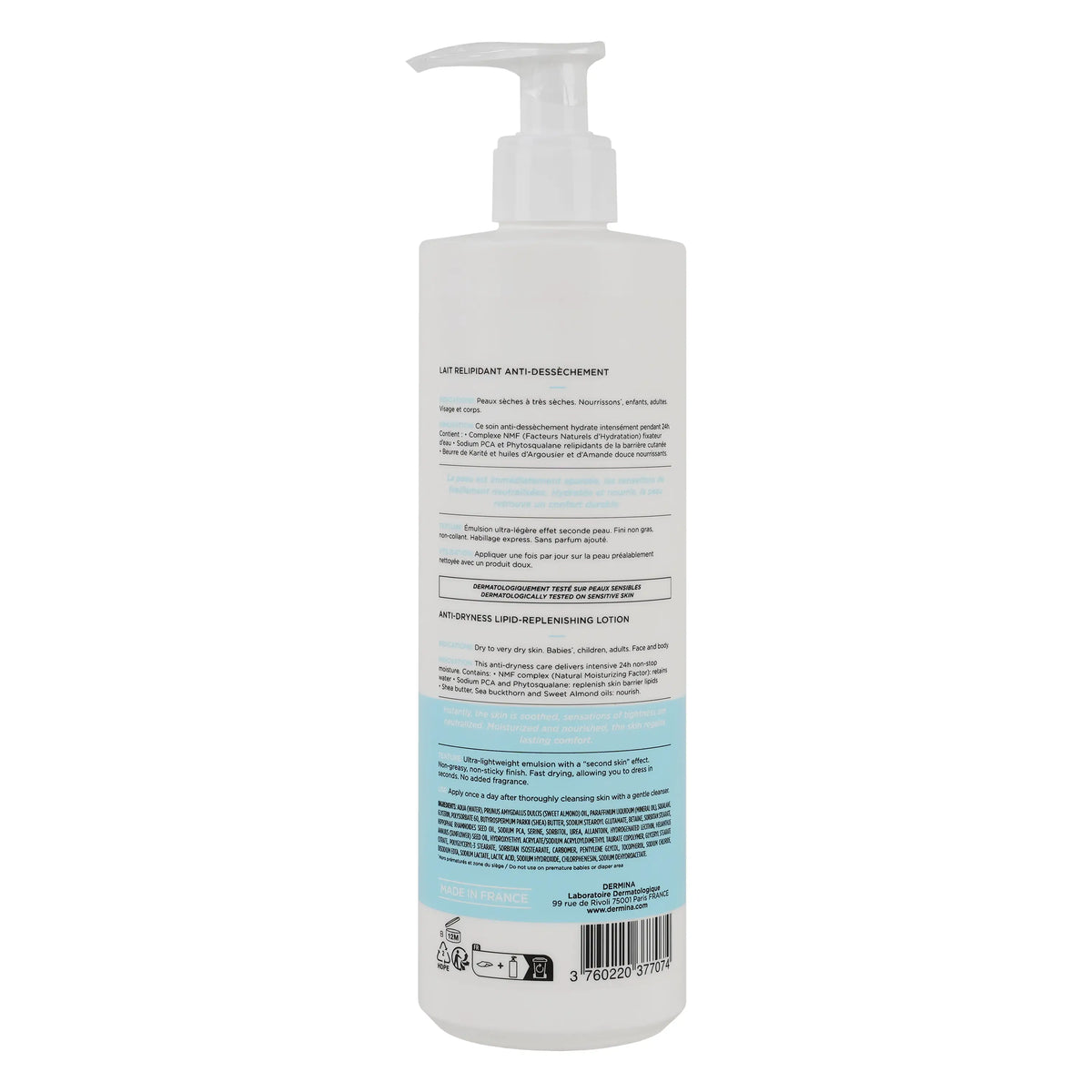52906-Dermina Atolina Anti-Dryness Lipid-Replenishing Lotion 400ml +1