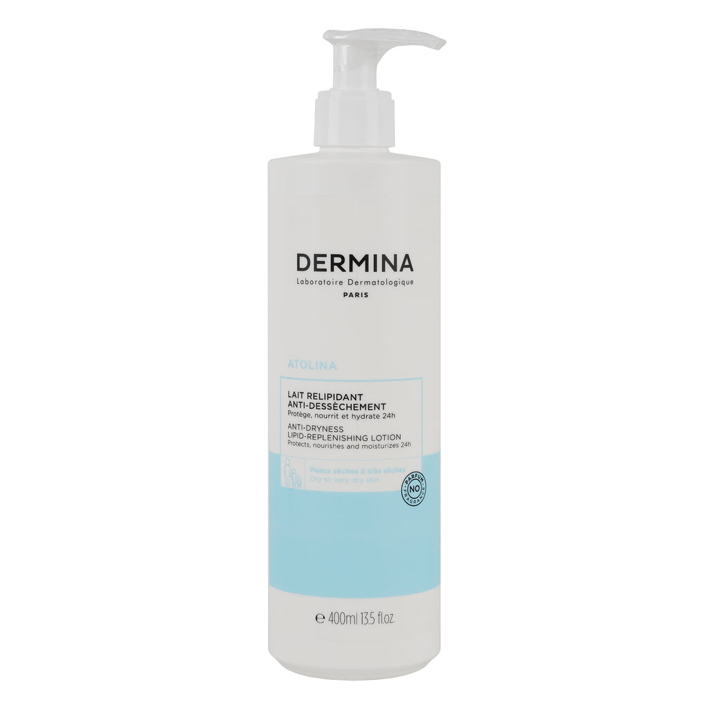 Dermina Atolina Anti-Dryness Lipid-Replenishing Lotion 400ml