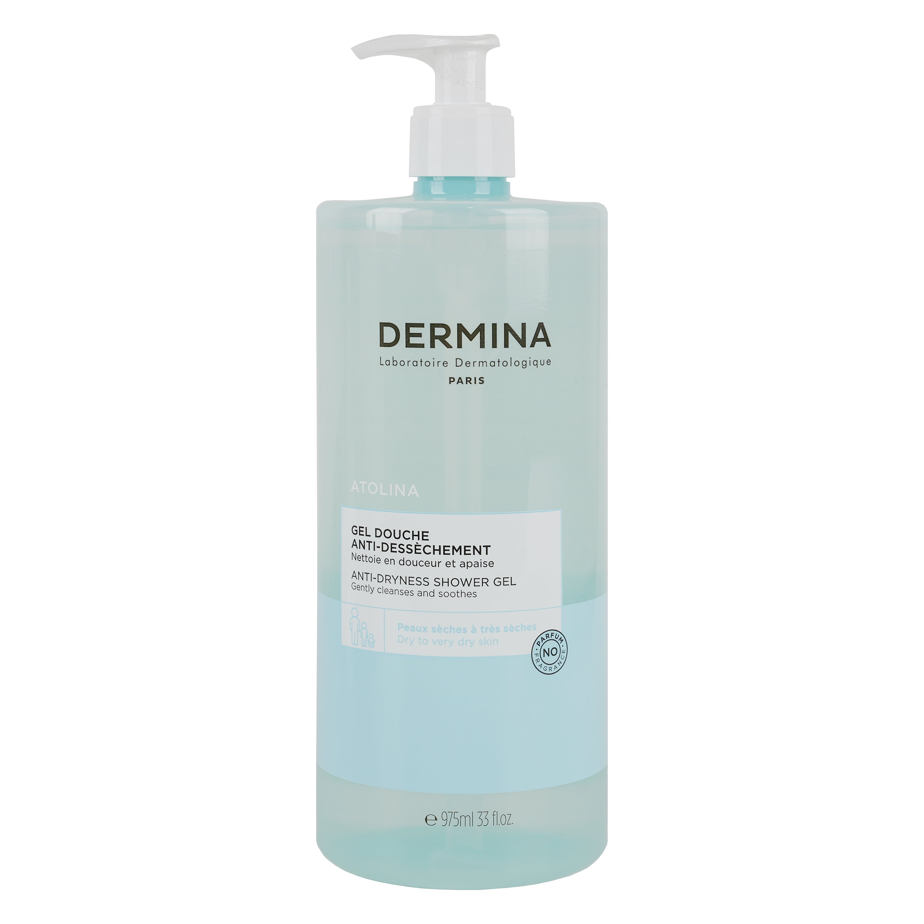 Dermina Atolina Anti-Dryness Shower Gel 975ml