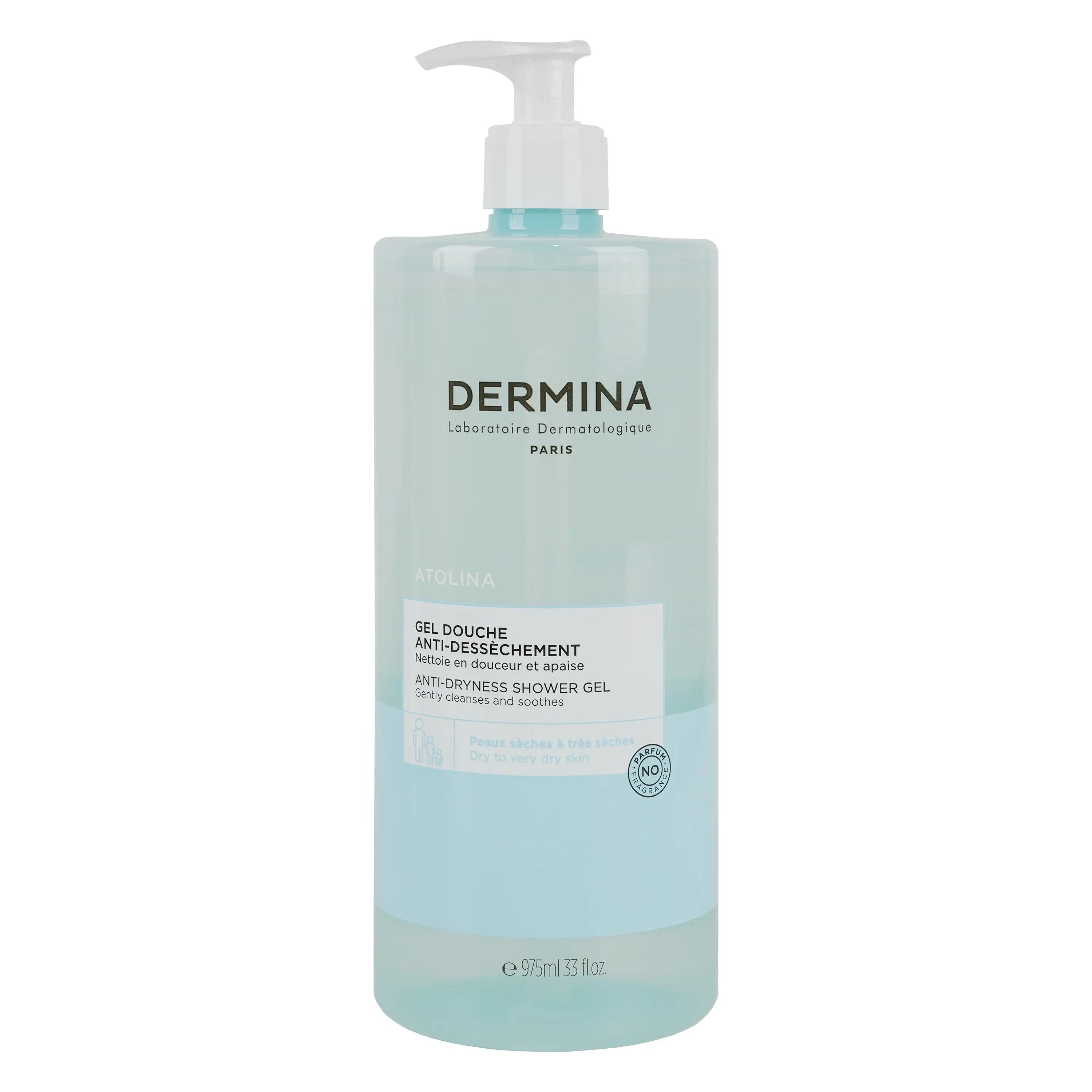 Dermina Atolina Anti-Dryness Shower Gel 975ml