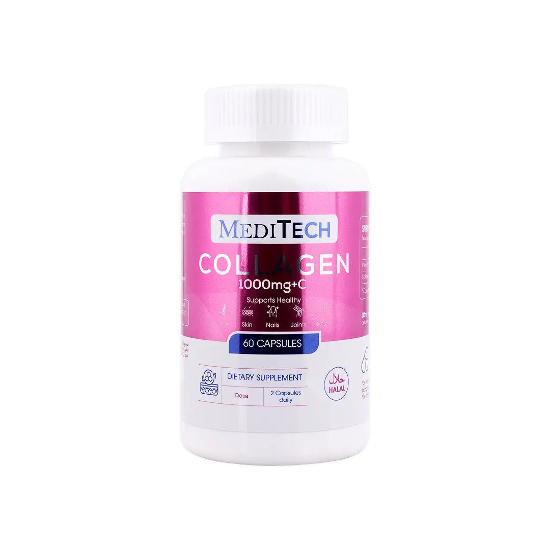 52918-Meditech Collagen 1000mg+C 60 Capsules