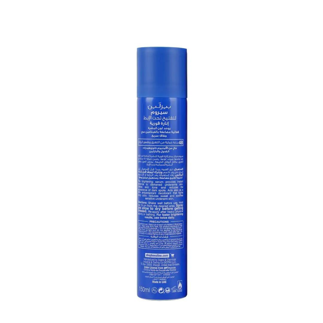 52921-Beesline Underarm Serum Vit C Spray 48h 150ml-Instant Bright +1
