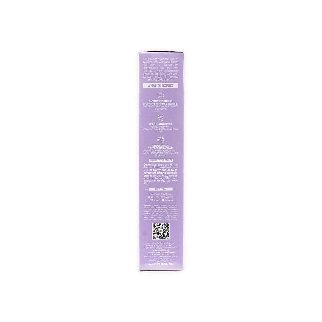 52922-Beesline Underarm Serum Vit C Spray 48h 150ml-Silky Touch +3