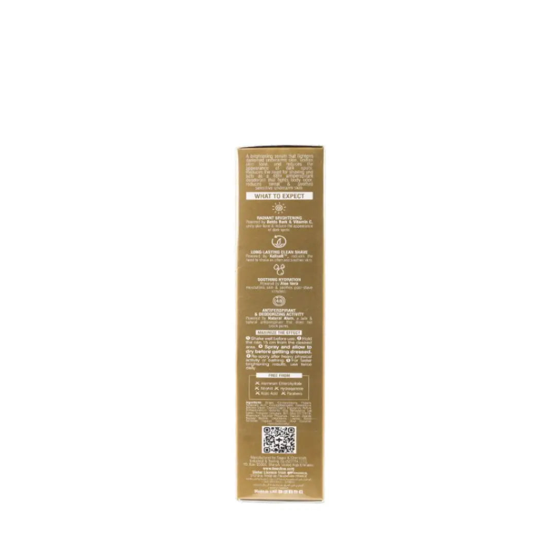 Beesline Underarm Serum Vit C Spray 48h 150ml-Delays Shaving