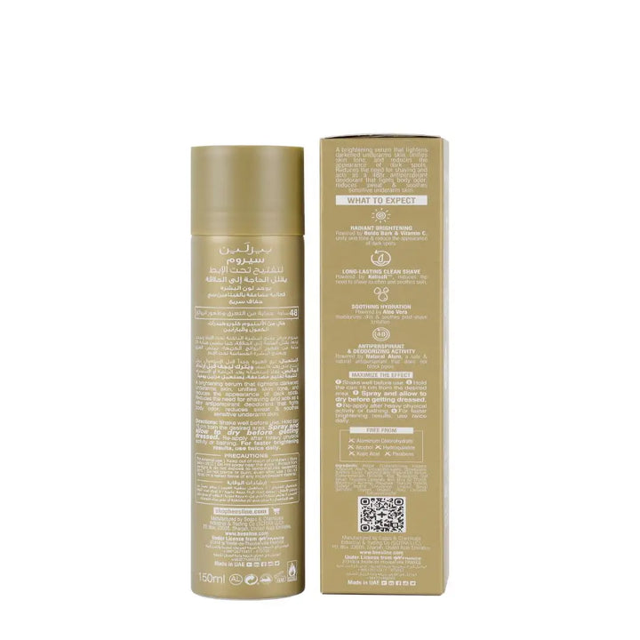 52924-Beesline Underarm Serum Vit C Spray 48h 150ml-Delays Shaving +4