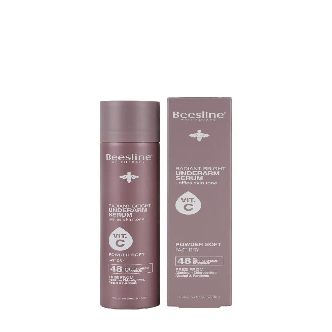 Beesline Underarm Serum Vit C Spray 48h 150ml-Powder Soft