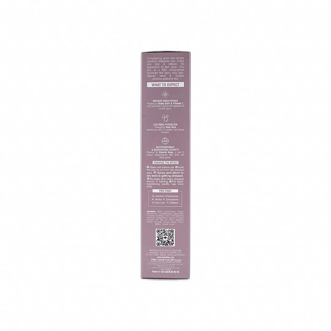 Beesline Underarm Serum Vit C Spray 48h 150ml-Powder Soft