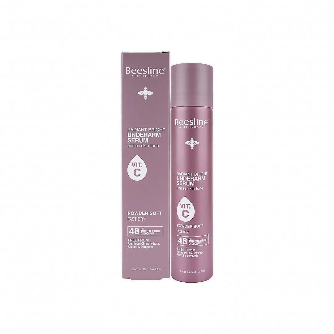 Beesline Underarm Serum Vit C Spray 48h 150ml-Powder Soft