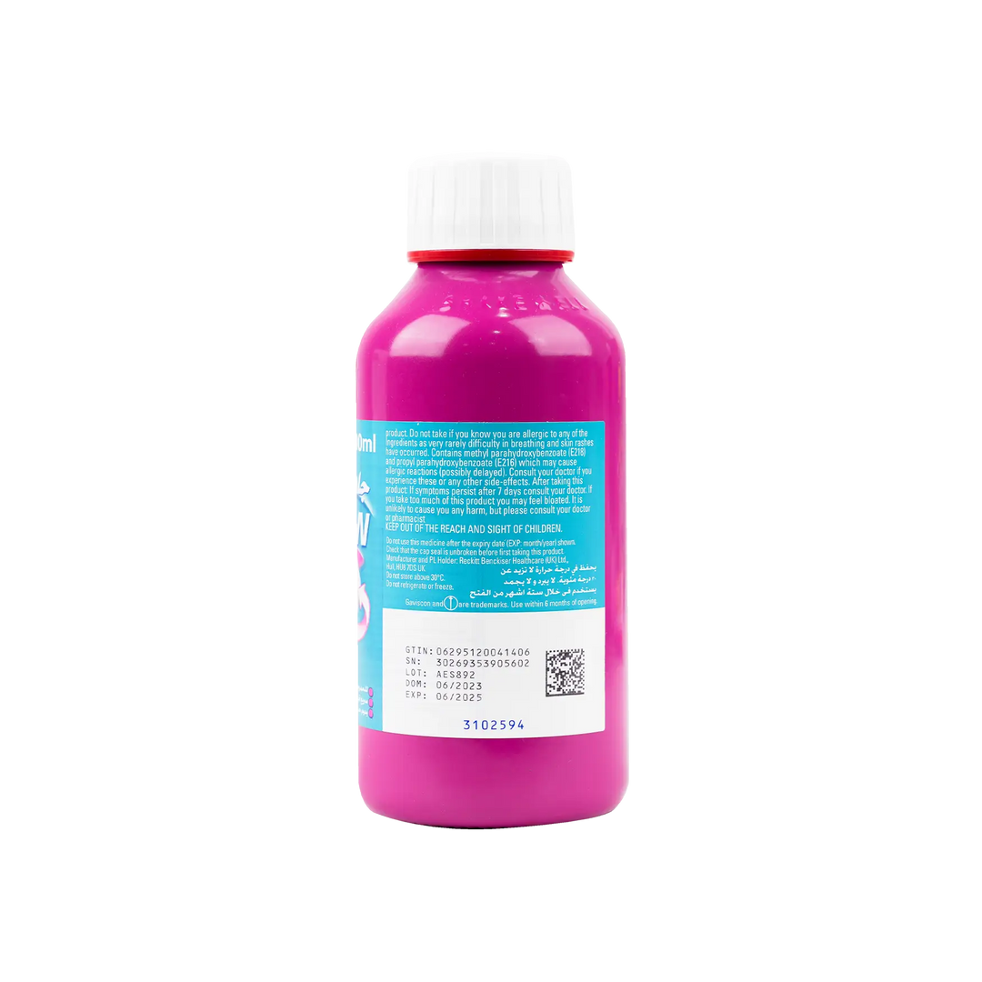 52928-Gaviscon Double Action Liquid Suspension 300ml-Mint +1