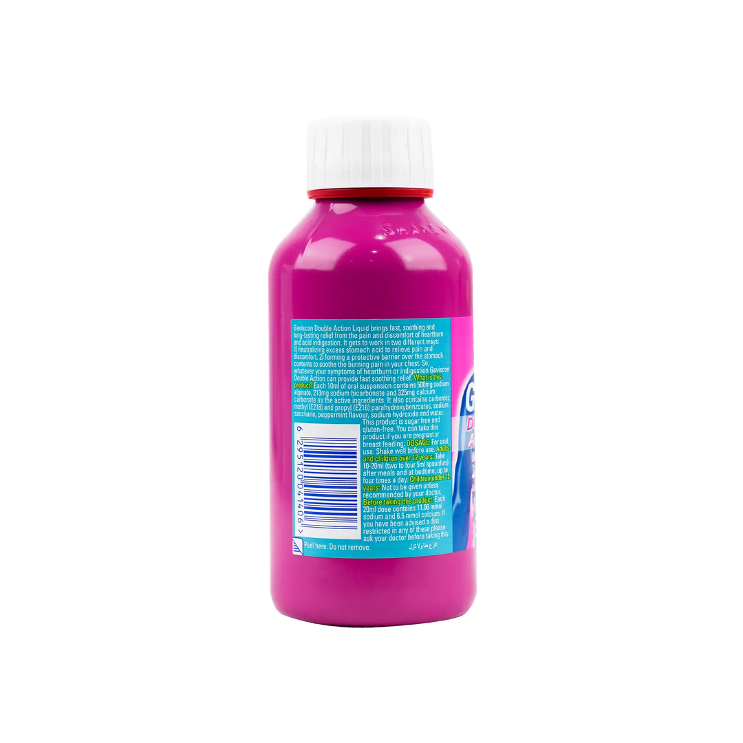 52928-Gaviscon Double Action Liquid Suspension 300ml-Mint +2