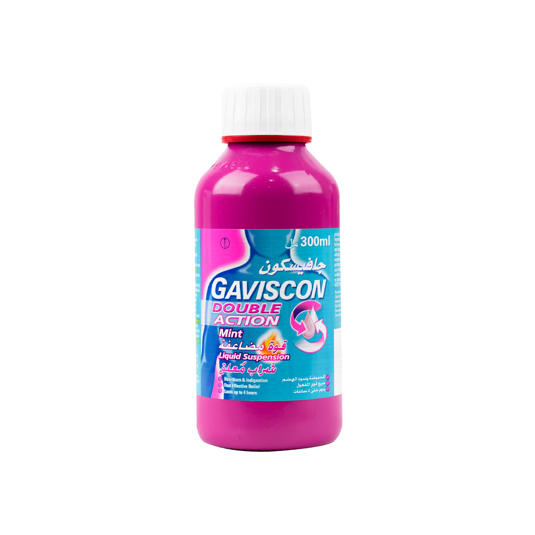 Gaviscon Double Action Liquid Suspension 300ml-Mint