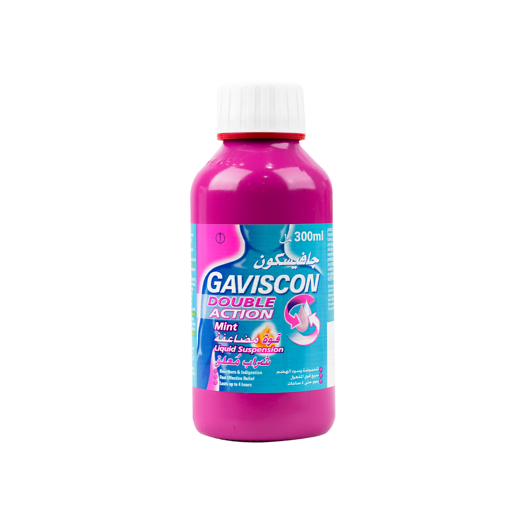 Gaviscon Double Action Liquid Suspension 300ml-Mint