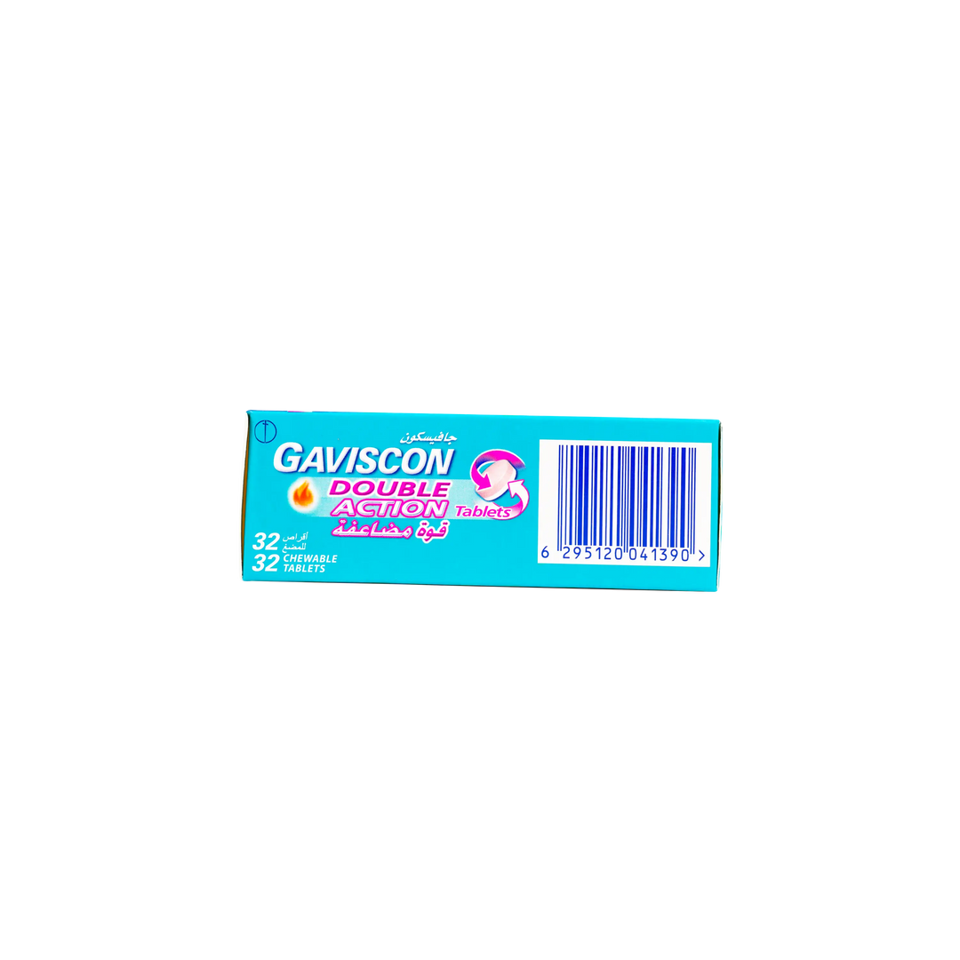 52929-Gaviscon Double Action Mint 32 Tablets +2