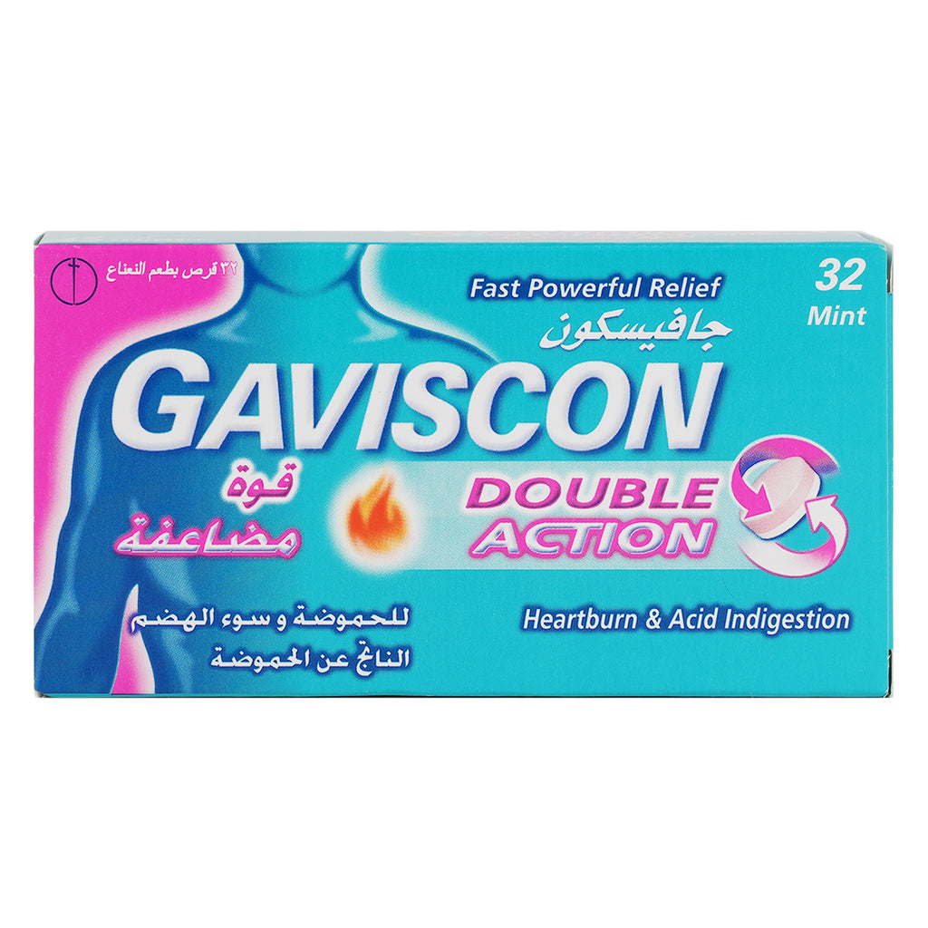 Gaviscon Double Action Mint 32 Tablets