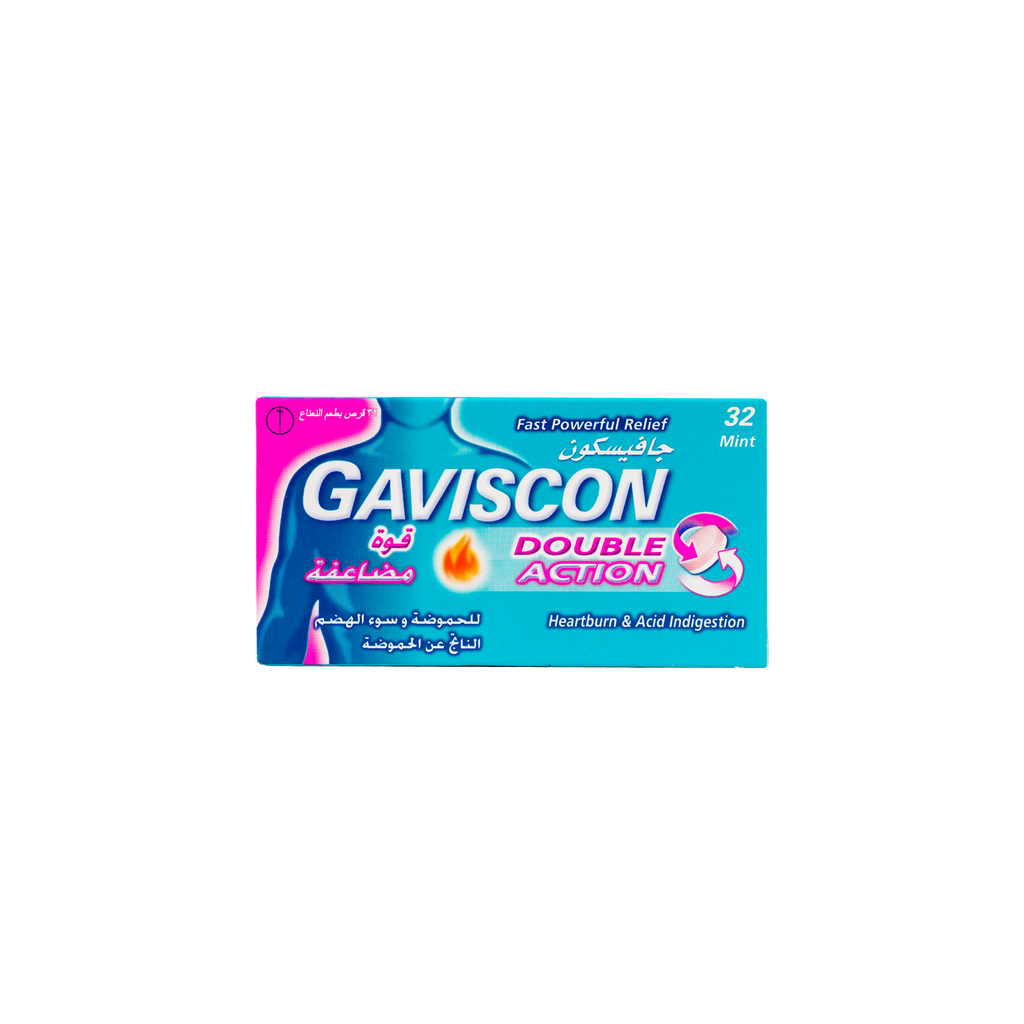 Gaviscon Double Action Mint 32 Tablets