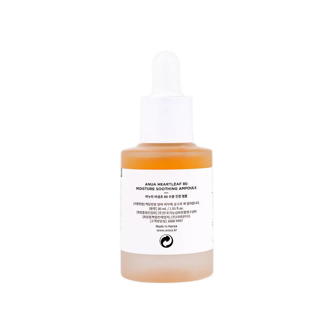 Anua Heartleaf 80% Moisture Soothing Ampoule 30ml
