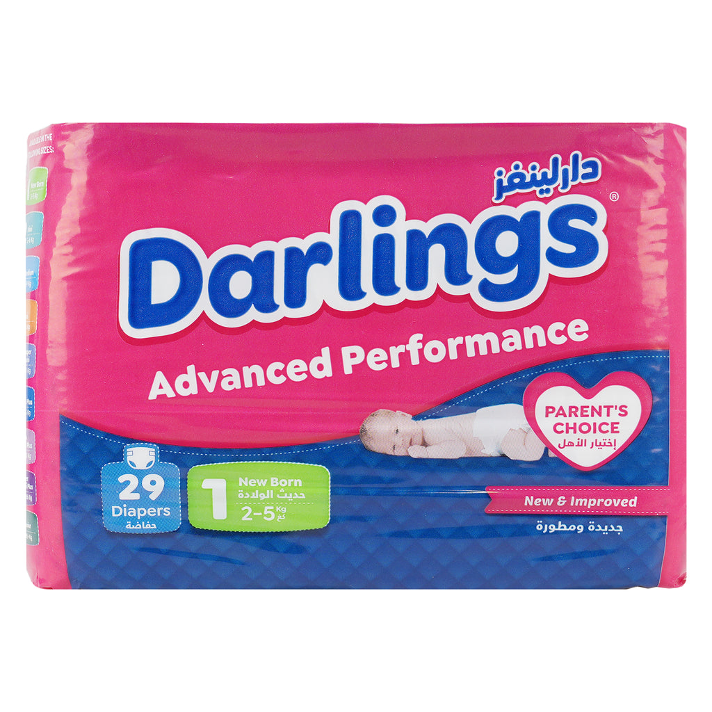 Darlings No.1 Baby Diaper 29pcs (2-5kg)